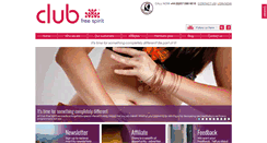 Desktop Screenshot of clubfreespirit.com