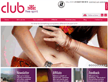 Tablet Screenshot of clubfreespirit.com